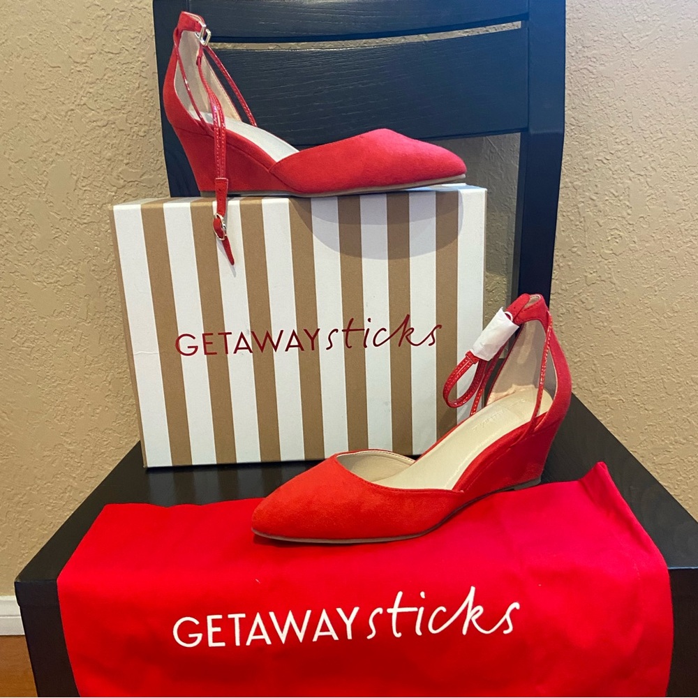 NEW!!! GETAWAY STICKS RED WEDGE